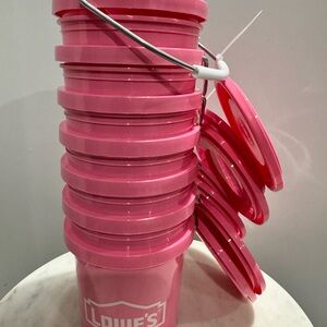 Viral Lowe's Pink mini buckets
